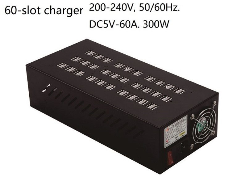 CHR-60 πολυφορτιστής Zcomm 60 θέσεων