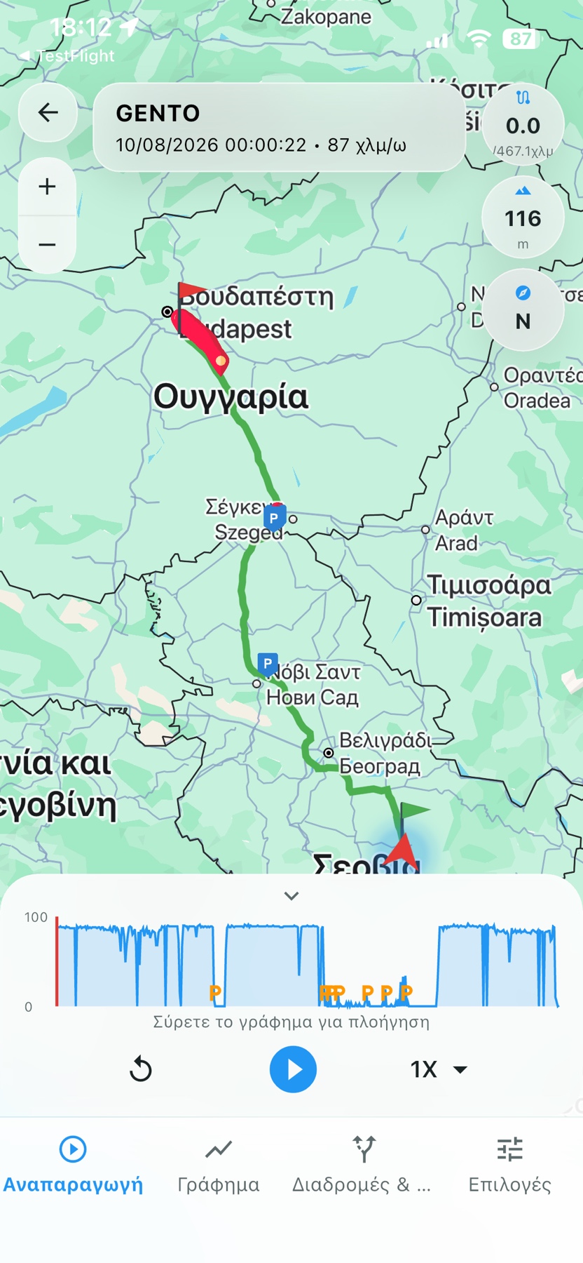 GPScom Route History