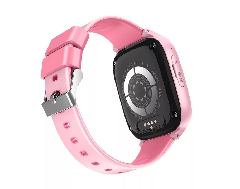 Wonlex KT17 Android 4G παιδικό smartwatch με κάμερα - βιντεοκλήση- GPS - σύνδεση σε WiFi - αισθητήρα αφαίρεσης- ροζ χρώμα