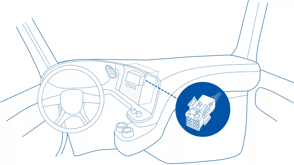 Volvo/Renault FMS Plug Location