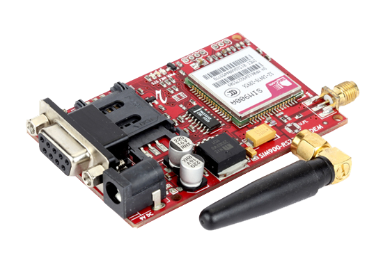 SIM900 GSM/GPRS modem terminal front