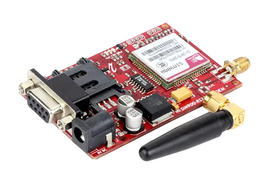 SIM900 GSM/GPRS modem terminal front