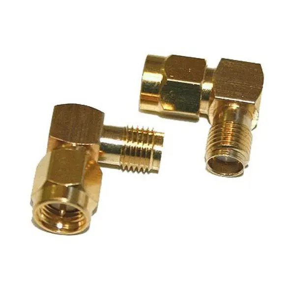 SMA Male to SMA Female Right Angle Adapter