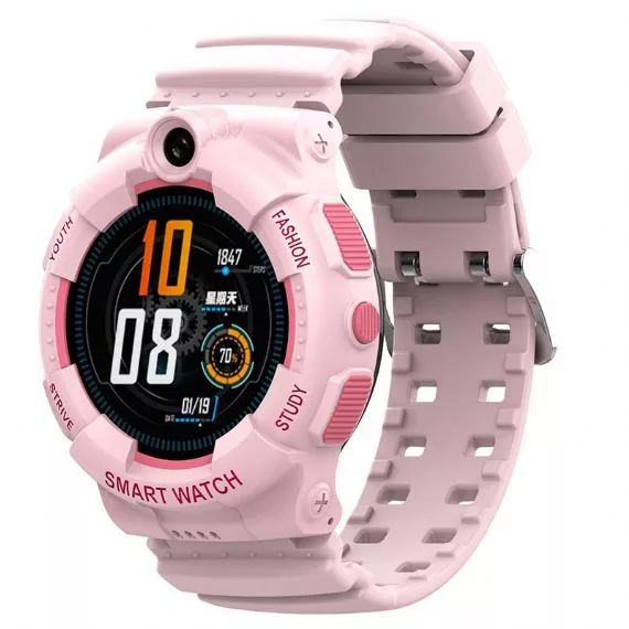 Wonlex KT25 Android 4G παιδικό smartwatch με κάμερα -βιντεοκλήση- GPS - σύνδεση σε WiFi -ΡΟΖ χρώμα