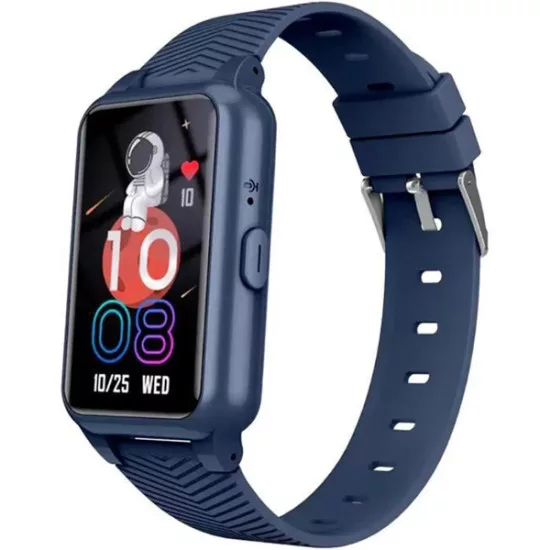 S10 smartwatch 4G με πλήκτρο sos- GPS- μέτρηση θερμοκρασίας, καρδιακού παλμού και πίεσης, αισθητήρα πτώσης (μπλε χρώμα)
