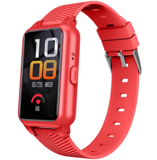 S10 smartwatch 4G με πλήκτρο sos- GPS- μέτρηση θερμοκρασίας, καρδιακού παλμού και πίεσης, αισθητήρα πτώσης (κόκκινο χρώμα)
