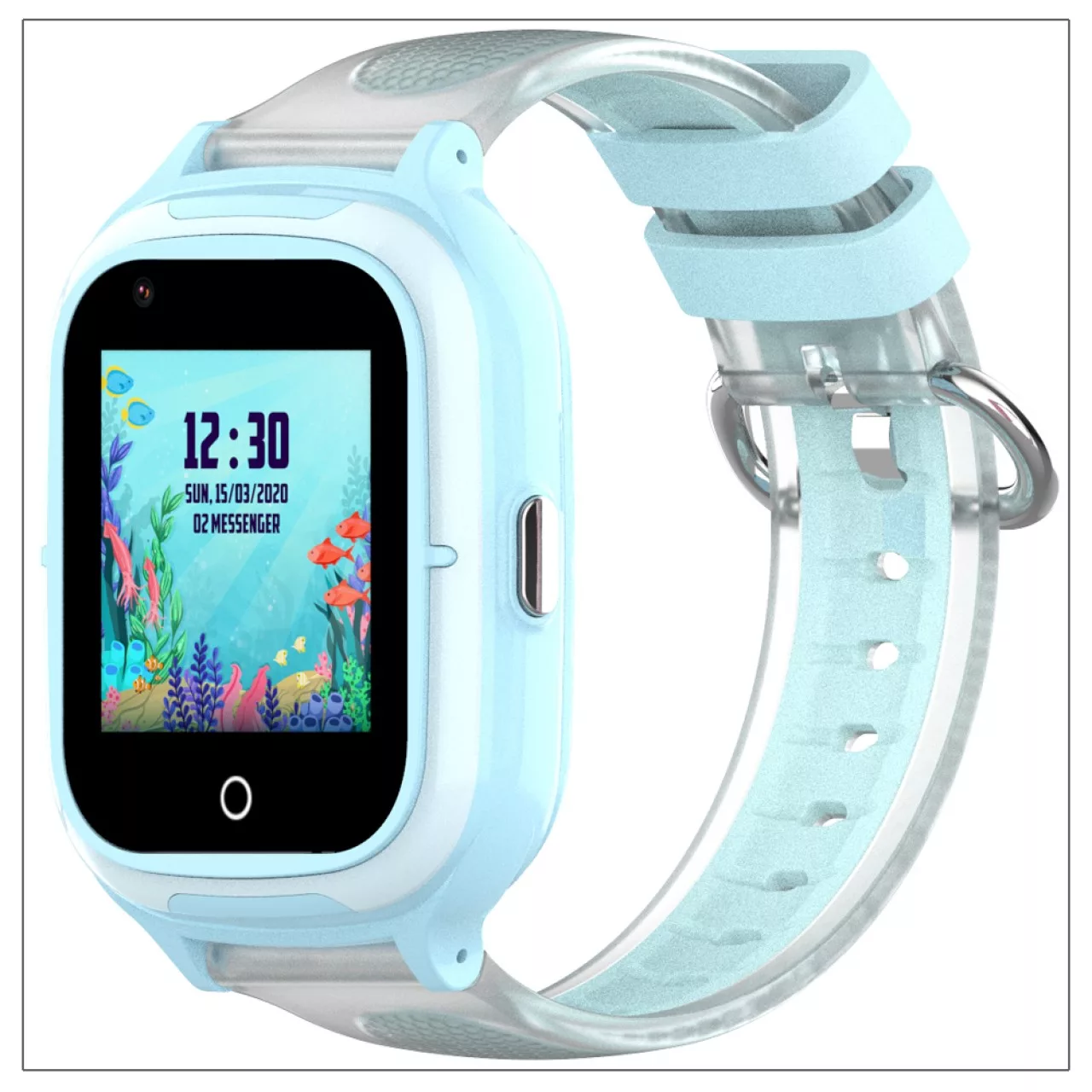 Wonlex KT23 μαύρο παιδικό smartwatch 4G με GPS WiFi και βιντεοκλήση