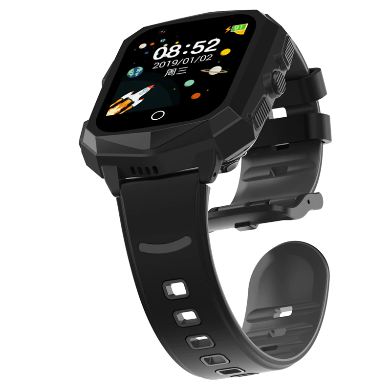 Wonlex KT20s μαύρο παιδικό smartwatch 4G με GPS WiFi και βιντεοκλήση