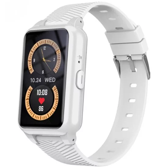 S10 smartwatch 4G με πλήκτρο sos- GPS- μέτρηση θερμοκρασίας, καρδιακού παλμού και πίεσης, αισθητήρα πτώσης (λευκο χρώμα)