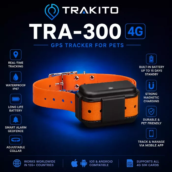 TRAKITO™ TRA-300 GPS Tracker με ενσωματωμένη SIM κάρτα