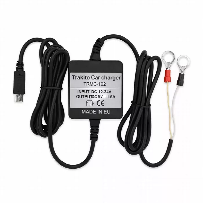 TRAKITO™ TRMC-102 Car Charger USB-C 12–24V → 5V/1.5A