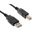 Καλώδιo usb A σε usb B, σε μαύρο χρώμα με μήκος 0.8M.