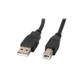 Kαλώδιo usb A σε usb B, σε μαύρο χρώμα με μήκος 1.8M