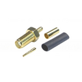 SMA female connector, crimp type, RG174