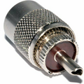 UHF PL259/PL-259 Male Plug Solder Adapter for RG58