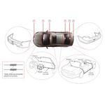 DTR-1303 Τηλεοπτικός δέκτης αυτοκινήτων MPEG-4 High Definition υψηλής ανάλυσης