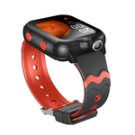 Wonlex KT18 Android 8.1 4G παιδικό smartwatch με 2 κάμερες / GPS/ SOS/ βιντεοκλήση- WiFi- Bluetooth (μαύρο-κόκκινο χρώμα)