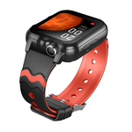 Wonlex KT18 Android 8.1 4G παιδικό smartwatch με 2 κάμερες / GPS/ SOS/ βιντεοκλήση- WiFi- Bluetooth (μαύρο-κόκκινο χρώμα)