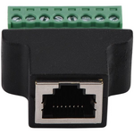 RJ45 Female To 8 Pin Removable Terminal Screw adapter