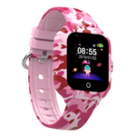 Wonlex KT22s Android 4G παιδικό smartwatch με κάμερα - βιντεοκλήση- GPS - σύνδεση σε WiFi -Pink camo