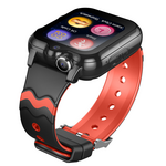 Wonlex KT18 Android 8.1 4G παιδικό smartwatch με 2 κάμερες / GPS/ SOS/ βιντεοκλήση- WiFi- Bluetooth (μαύρο-κόκκινο χρώμα)