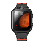 Wonlex KT18 Android 8.1 4G παιδικό smartwatch με 2 κάμερες / GPS/ SOS/ βιντεοκλήση- WiFi- Bluetooth (μαύρο-κόκκινο χρώμα)