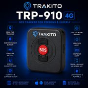 TRAKITO™ TRP-910 GPS/LBS/WiFi/SOS tracker με ενσωματωμένη SIM κάρτα