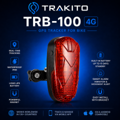 TRAKITO™ TRB-100 GPS Tracker – Ασφάλεια & Παρακολούθηση Ποδηλάτου