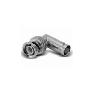 BNC male to BNC female right angle adapter