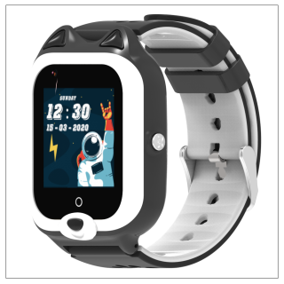 Wonlex KT22 Android 4G παιδικό smartwatch με θερμόμετρο, κάμερα, βιντεοκλήση, GPS,σύνδεση σε WiFi -μαύρο χρώμα