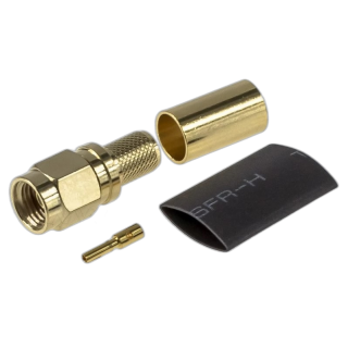 RP SMA male crimp connector για LMR240