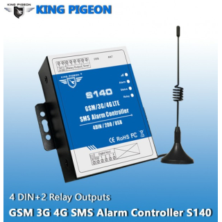 S140 GSM (3G) σταθμός τηλεχειρισμού (4DIN+2DO+USB)