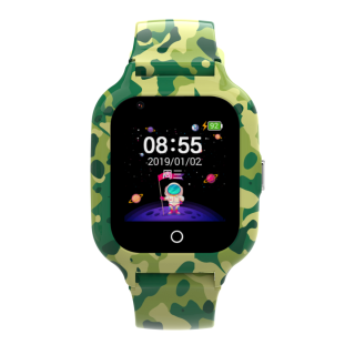 Wonlex KT22s Android 4G παιδικό smartwatch με θερμόμετρο, κάμερα, βιντεοκλήση, GPS,σύνδεση σε WiFi -πράσινο χρώμα