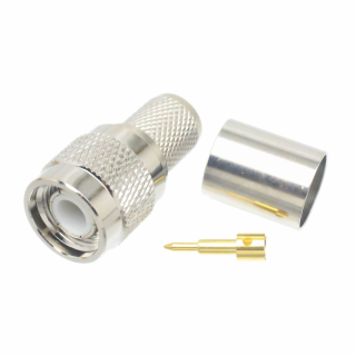 TNC Male Plug Crimp connector για καλώδιο LMR400