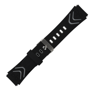 Λουράκι σιλικόνης για smartwatch MyKi 4 (μαύρο)