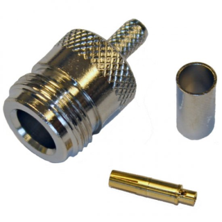 N Female crimp connector για LMR240