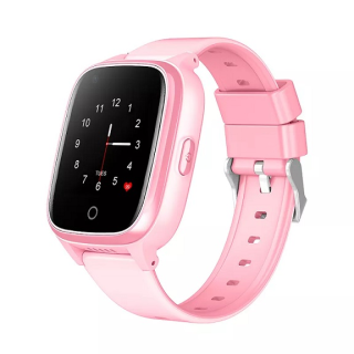 Wonlex KT17 Android 4G παιδικό smartwatch με κάμερα - βιντεοκλήση- GPS - σύνδεση σε WiFi - αισθητήρα αφαίρεσης- ροζ χρώμα