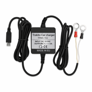 TRAKITO™ TRMC-102 Car Charger USB-C 12–24V → 5V/1.5A