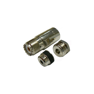 UHF Female Solder Pin Clamp Connector για RG58.