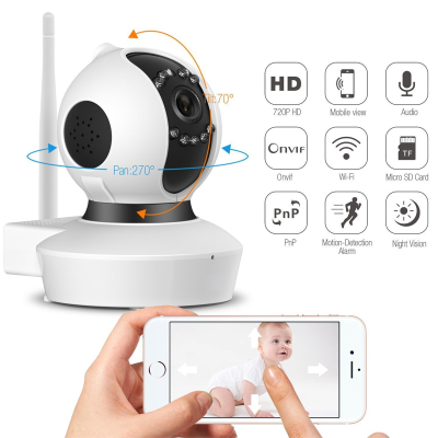 VStarcam C7823WIP Ρομποτική IP κάμερα 720p WiFi/Ethernet microSD Plug & Play.