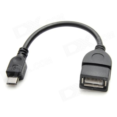 Micro USB to USB Female OTG Data καλώδιο με μήκος 12 cm.