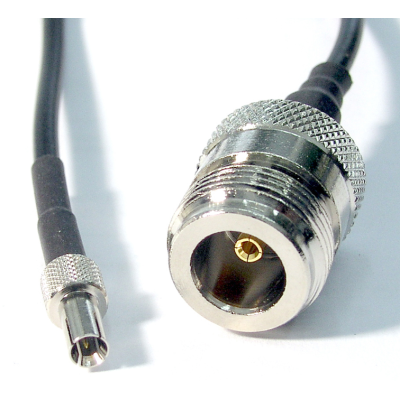 N type female to TS9 male Jumper RG174 cable, 200mm
