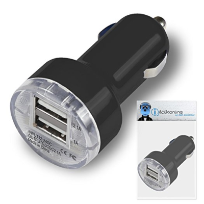 Universal φορτιστής αυτ/του- 2 USB Ports 2.1A + 1A για Android & Apple συσκευές