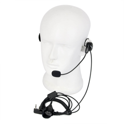 RETEVIS 2 Pin Earpiece Mic Finger PTT Headset για Kenwood Retevis BAOFENG πομποδέκτες