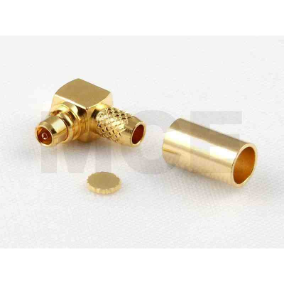 RP MMCX Right angle male connector for RG174/316 cable