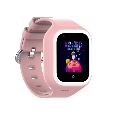 Wonlex KT21 Android 4G παιδικό smartwatch με θερμόμετρο, κάμερα, βιντεοκλήση, GPS,σύνδεση σε WiFi -ροζ χρώμα