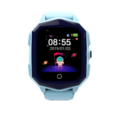 Wonlex KT20s Android 4G παιδικό smartwatch  με κάμερα - βιντεοκλήση- GPS - σύνδεση σε WiFi - αδιάβροχο -γαλαζιο χρώμα