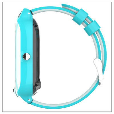 Wonlex KT22 Android 4G παιδικό smartwatch με θερμόμετρο, κάμερα, βιντεοκλήση, GPS,σύνδεση σε WiFi -τυρκουαζ χρώμα