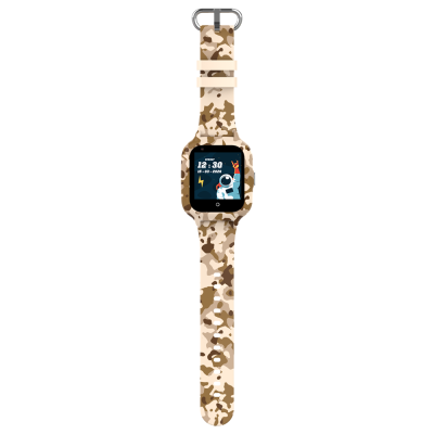 Wonlex KT22s Android 4G παιδικό smartwatch με κάμερα - βιντεοκλήση- GPS - σύνδεση σε WiFi -Brown camo