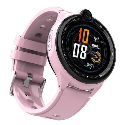 KT26 Android 4G παιδικό smartwatch με κάμερα -βιντεοκλήση- GPS - σύνδεση σε WiFi - αδιάβροχο - ΡΟΖ χρώμα